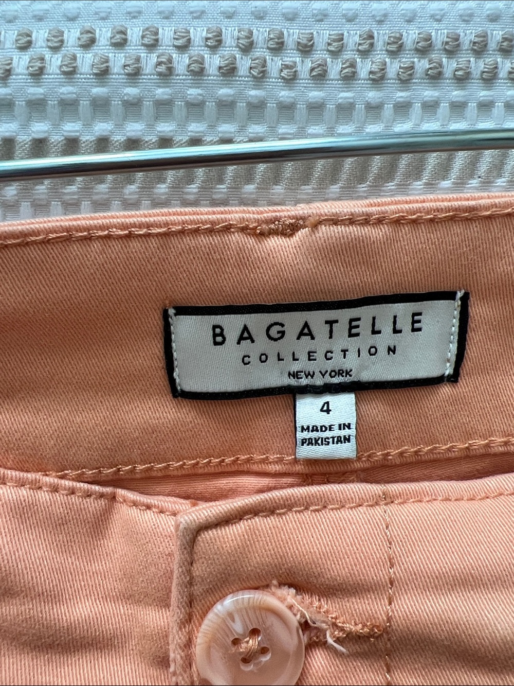 Bagatelle Collection Peach Cropped Wide-Leg Pants - Picture 7 of 7